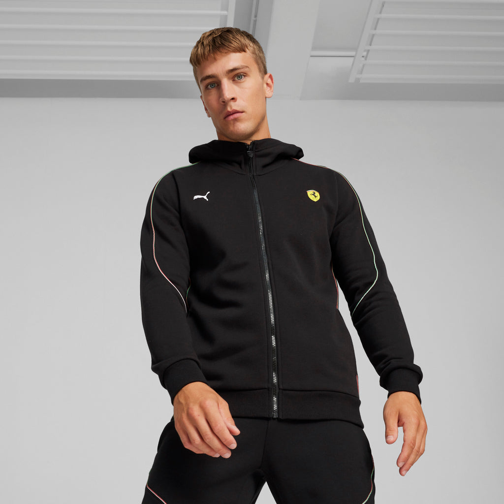 [623797-01] MENS PUMA FERRARI RACE HOODED SWEAT JACKET