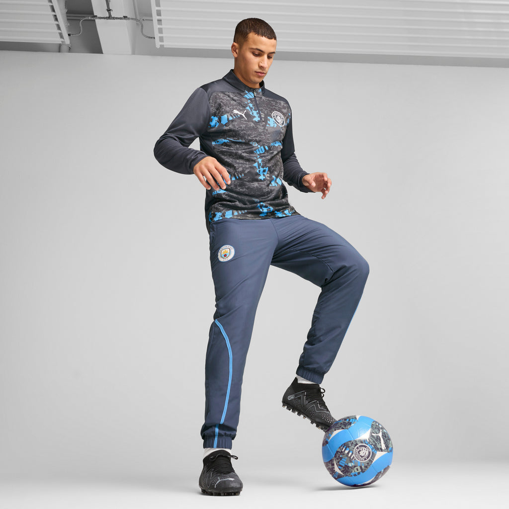 [779156-74] Mens Puma MCFC PREMATCH 1/4 ZIP TOP