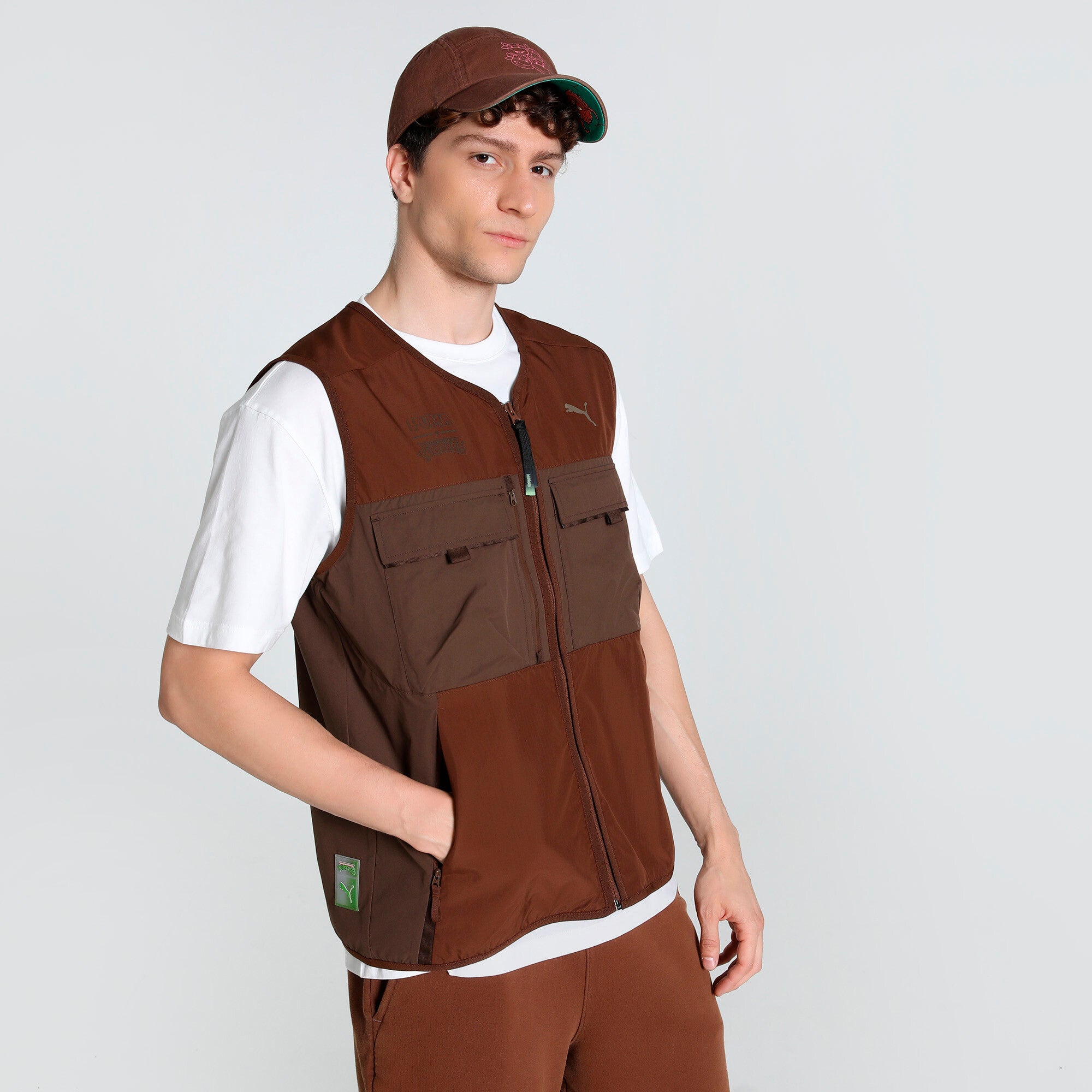 [630104-65] Mens Puma X TMNT PUMATECH CARGO VEST WV