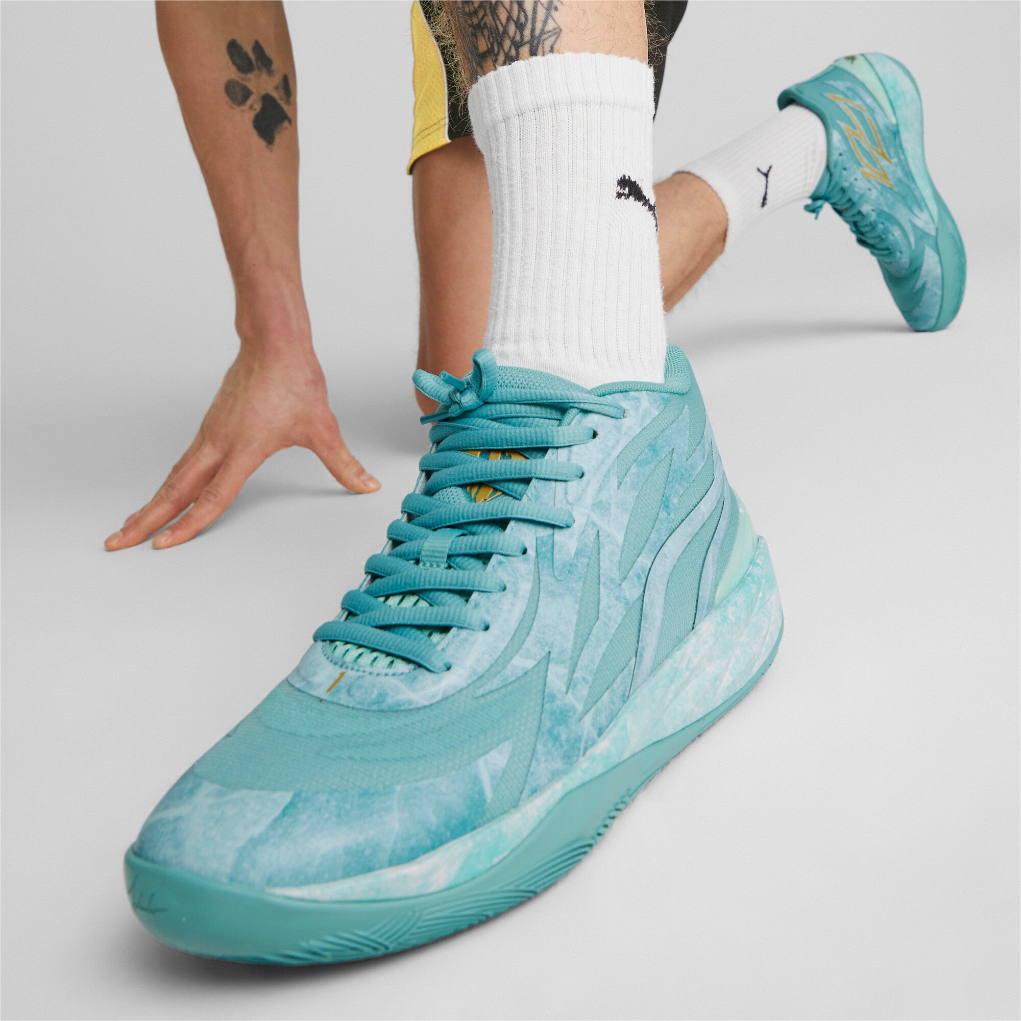 [378284-01] Mens Puma LAMELO BALL MB.02 'LUNAR NEW YEAR JADE'