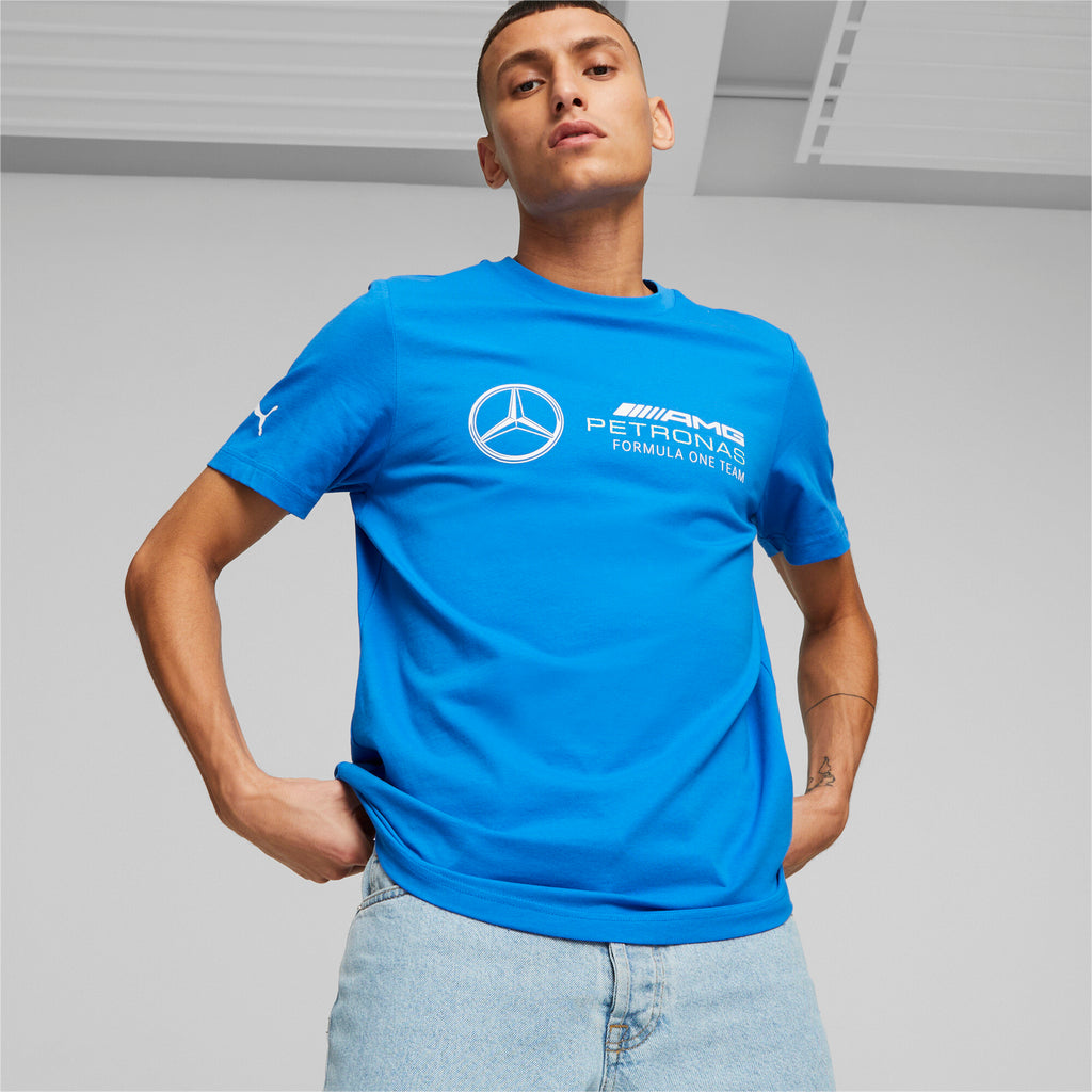 [621165-08] Mens PUMA MAPF1 MERCEDES ESSENTIAL LOGO TEE