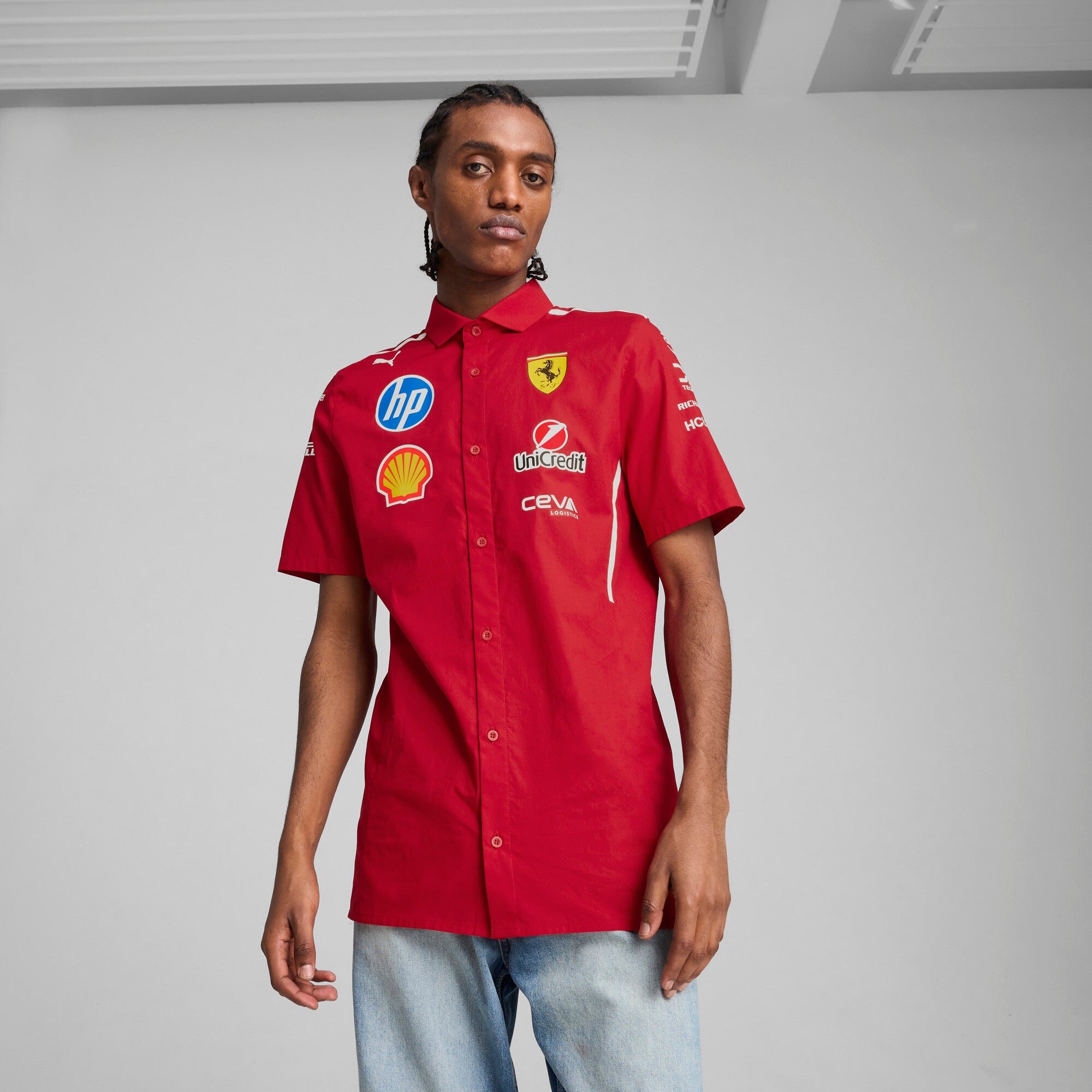 [763943-01] MENS PUMA SF SCUDERIA FERRARI TEAM SHIRT