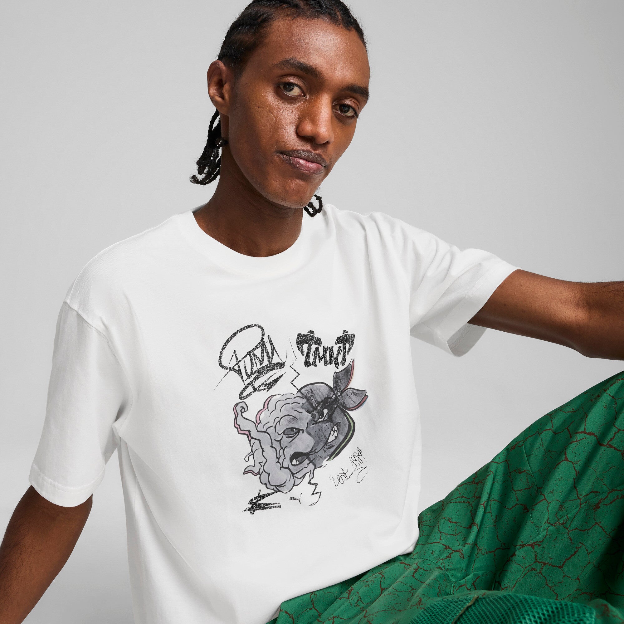 [630099-02] Mens Puma X TMNT RELAXED GRAPHIC TEE