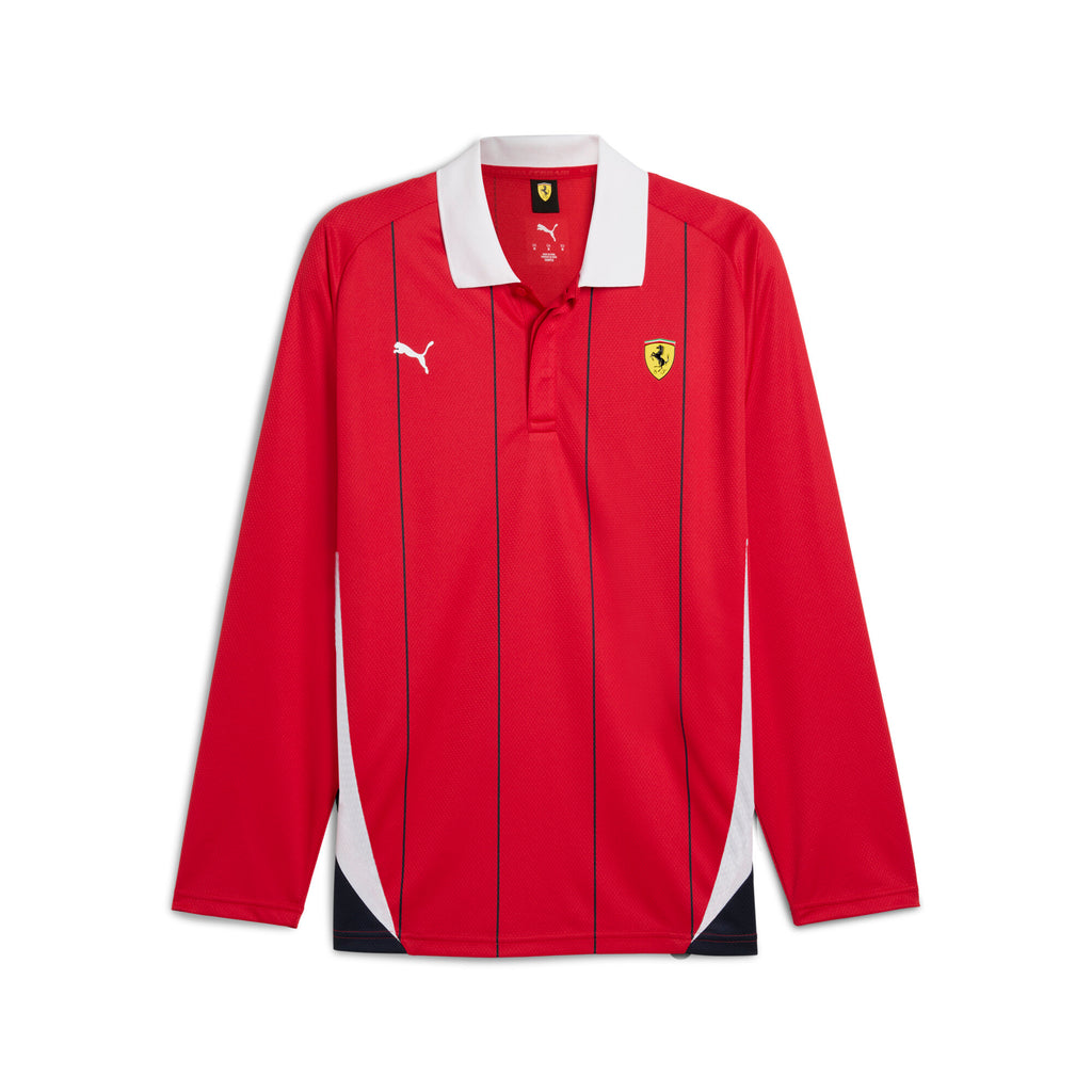 [631265-02] Mens Puma FERRARI RACE JERSEY LS POLO
