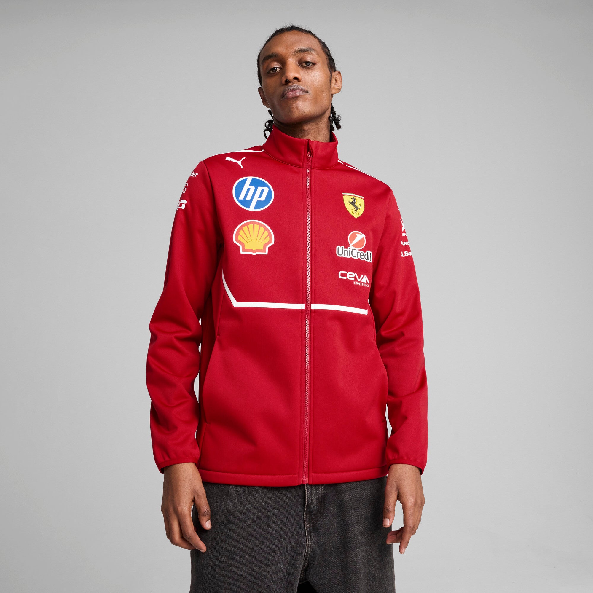 [763940-01] MENS PUMA SF SCUDERIA FERRARI TEAM SOFTSHELL JACKET