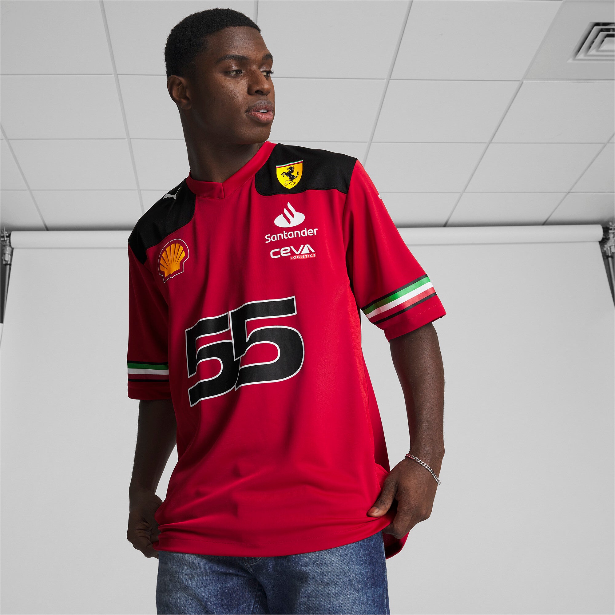 [763423-01] Mens PUMA SF FERRARI AMERICAN FOOTBALL JERSEY