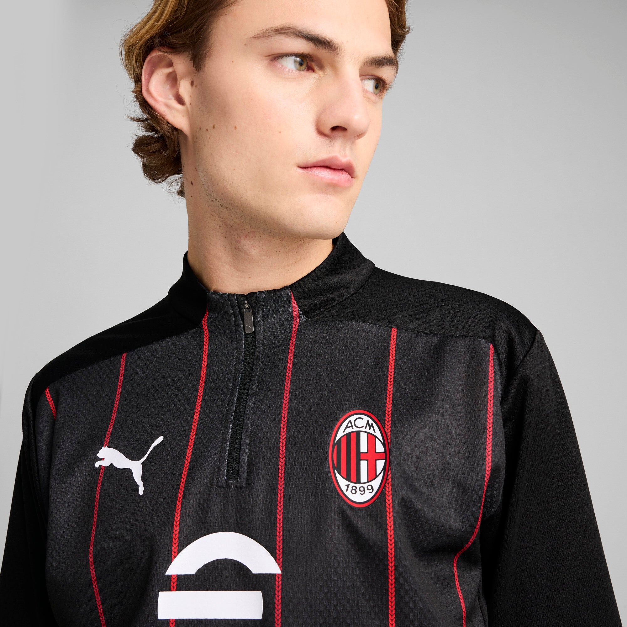 [779345-07] Mens Puma ACM PREMATCH 1/4 ZIP TOP