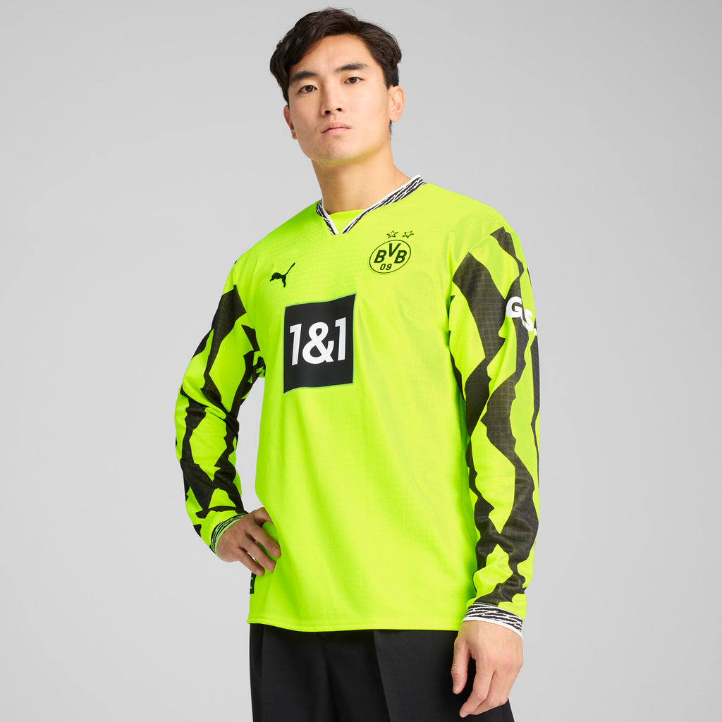[778750-04] Mens Puma BVB ANNIVERSARY CULTURE JERSEY Long Sleeve