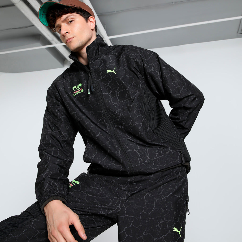 [630102-01] MENS PUMA X TMNT PUMATECH RELAXED TRACK JACKET