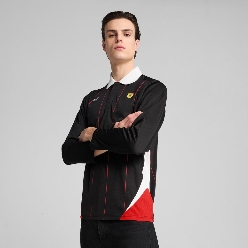[631265-01] Mens Puma FERRARI RACE JERSEY LS POLO