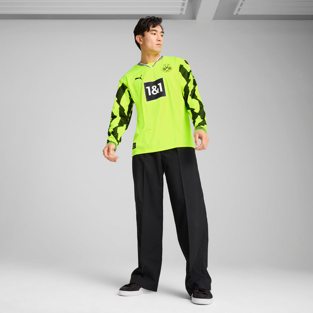 [778750-04] Mens Puma BVB ANNIVERSARY CULTURE JERSEY Long Sleeve