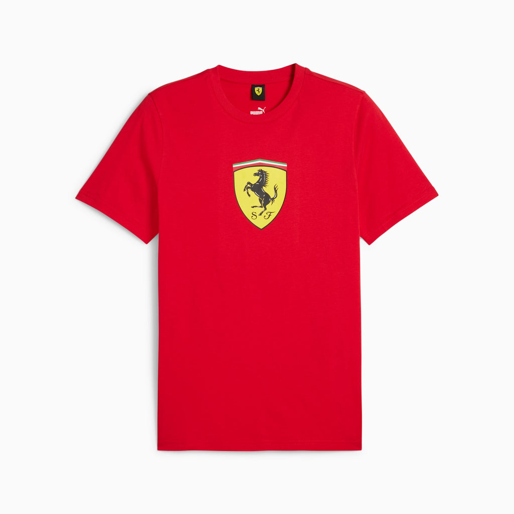 [623805-02] MENS PUMA FERRARI RACE BIG SHIELD T COLOURED