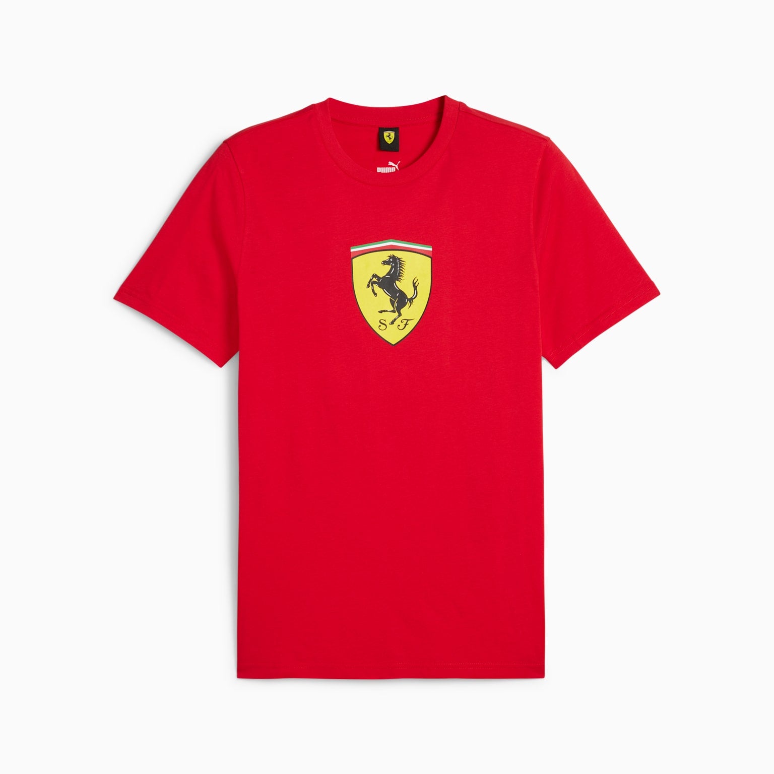 [623805-02] MENS PUMA FERRARI RACE BIG SHIELD T COLOURED