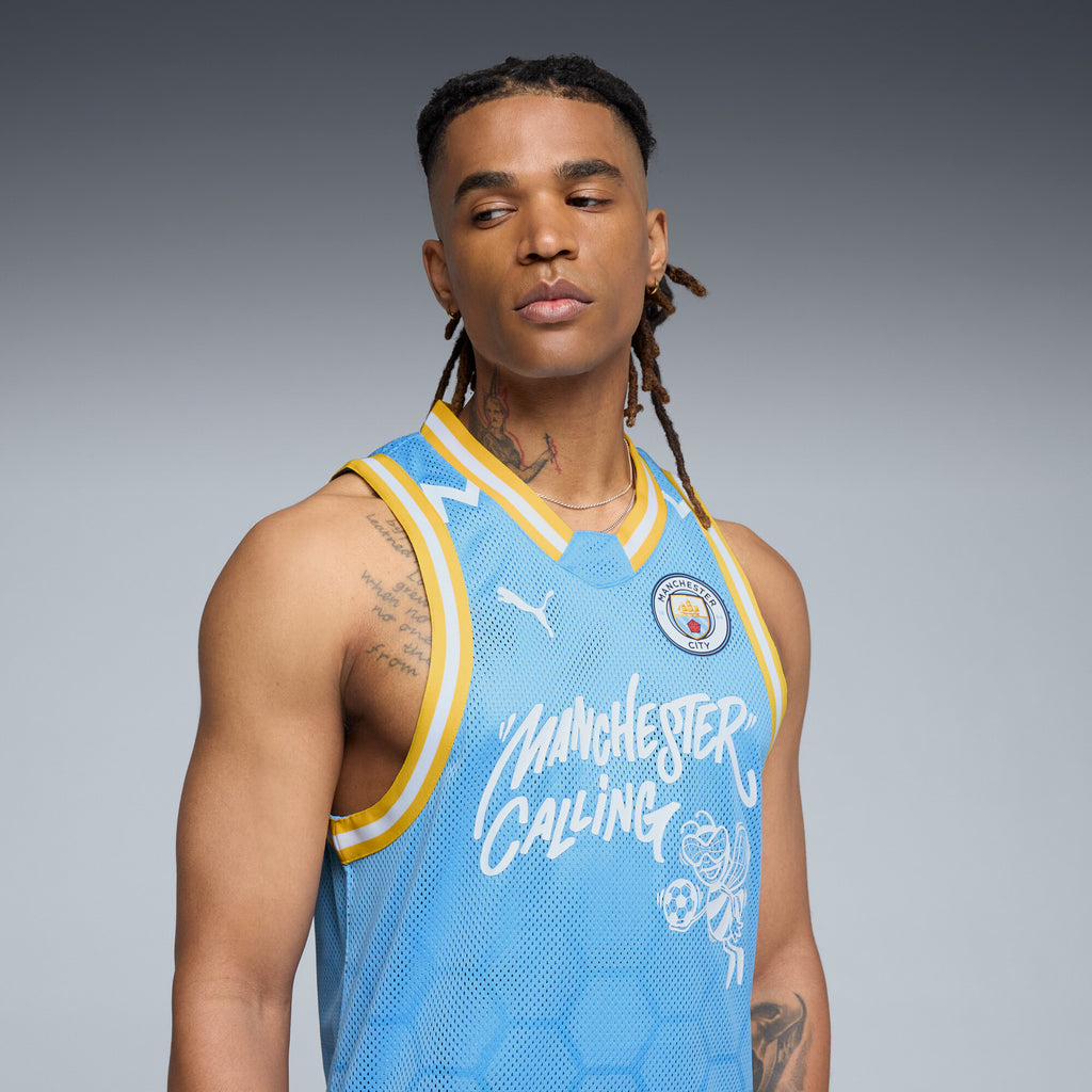 [631693-01] MENS PUMA CWC HOOPS X MAN CITY JERSEY