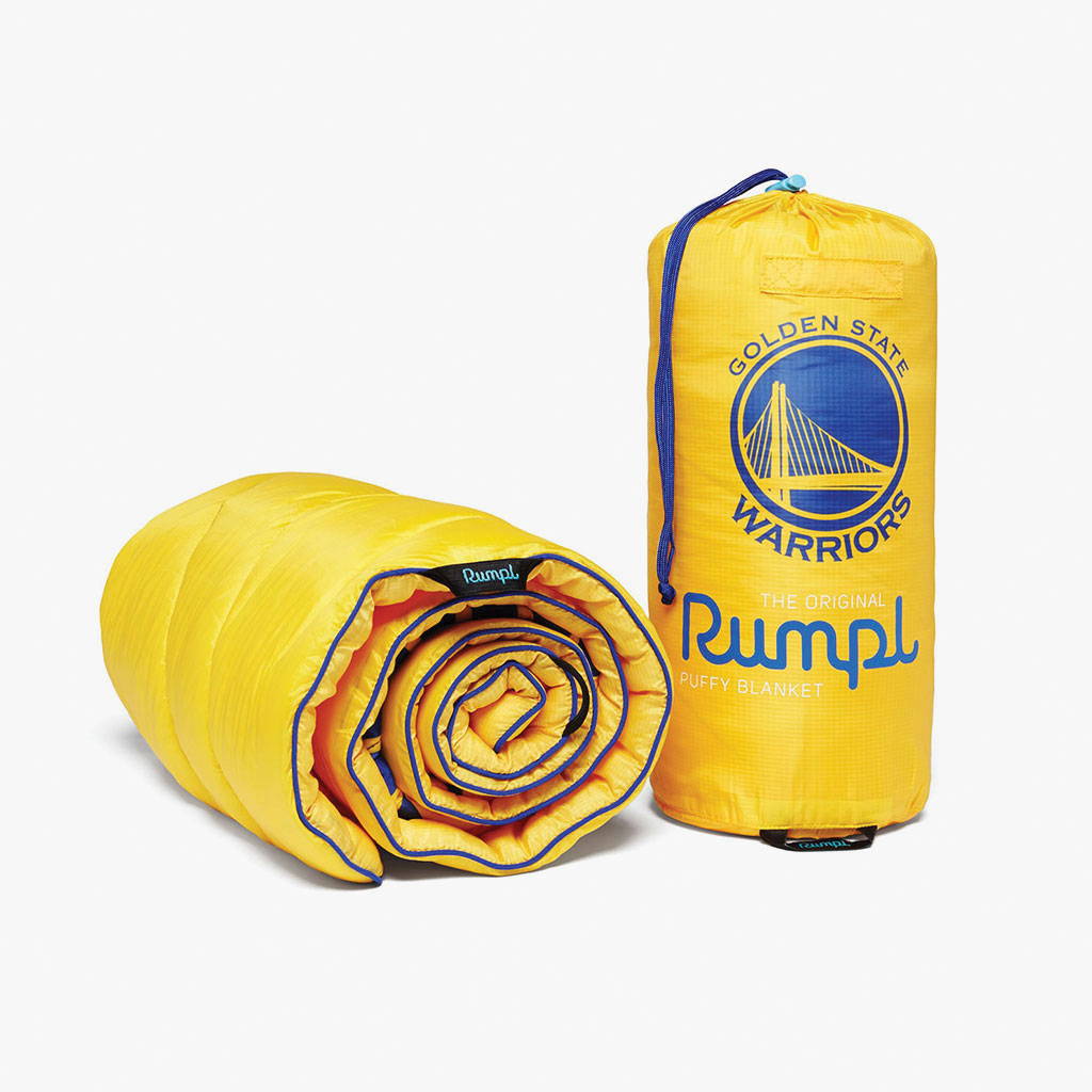 [PUFFY-BLANKET] ADULT RUMPL NBA GOLDEN STATE WARRIORS PUFFY BLANKET