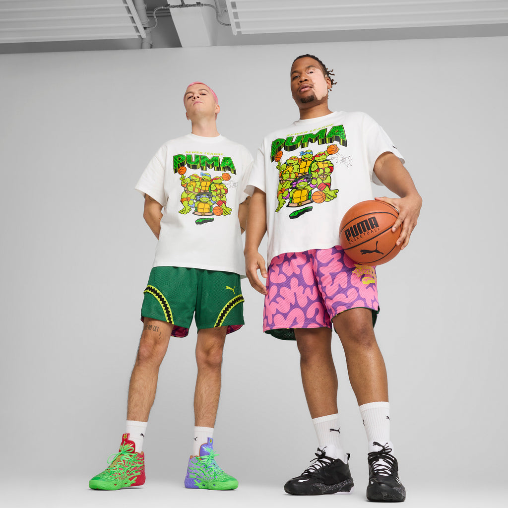 [630931-01] Mens Puma HOOPS X TMNT SHORT