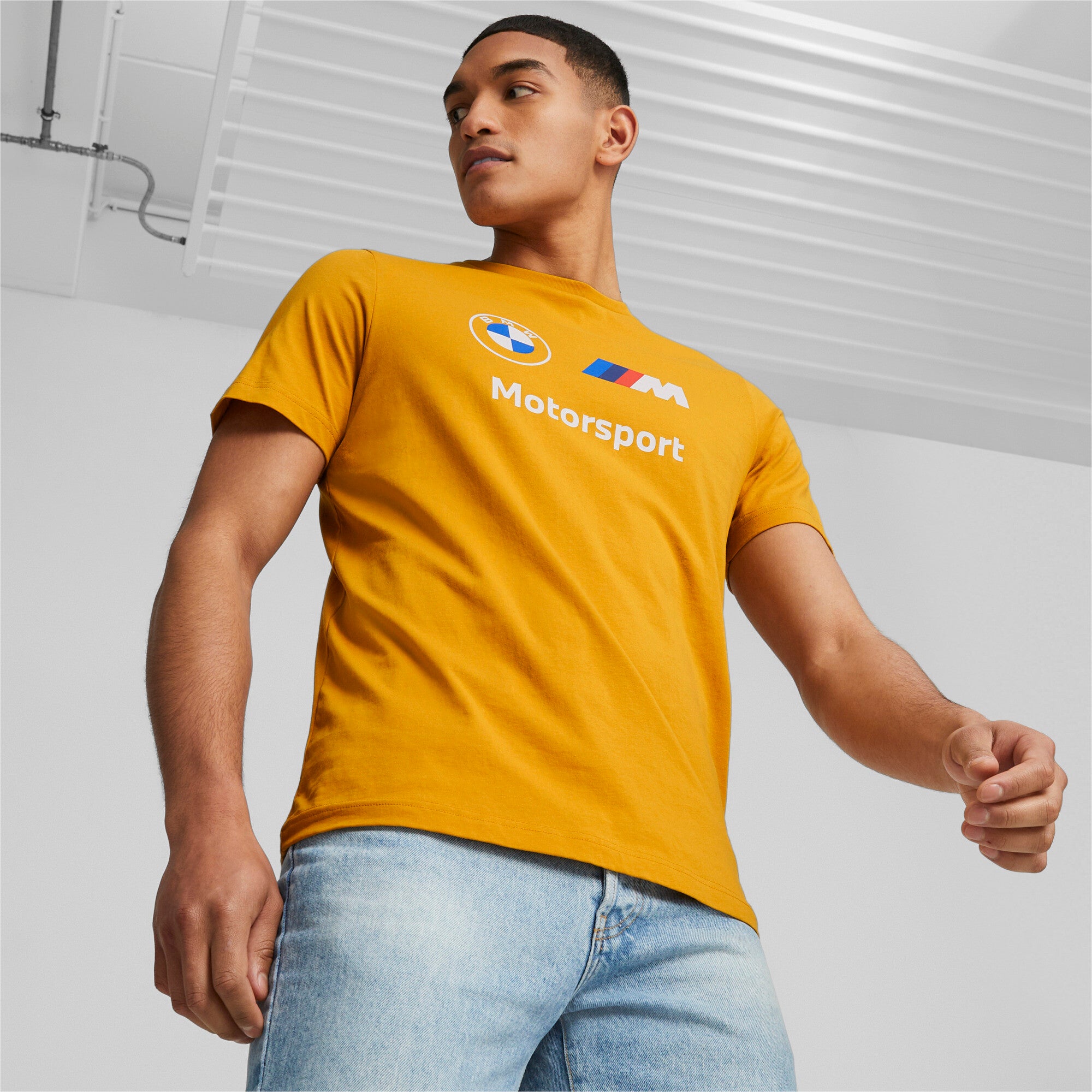 [621314-09] Mens PUMA BMW MOTORSPORT ESSENTIAL LOGO TEE