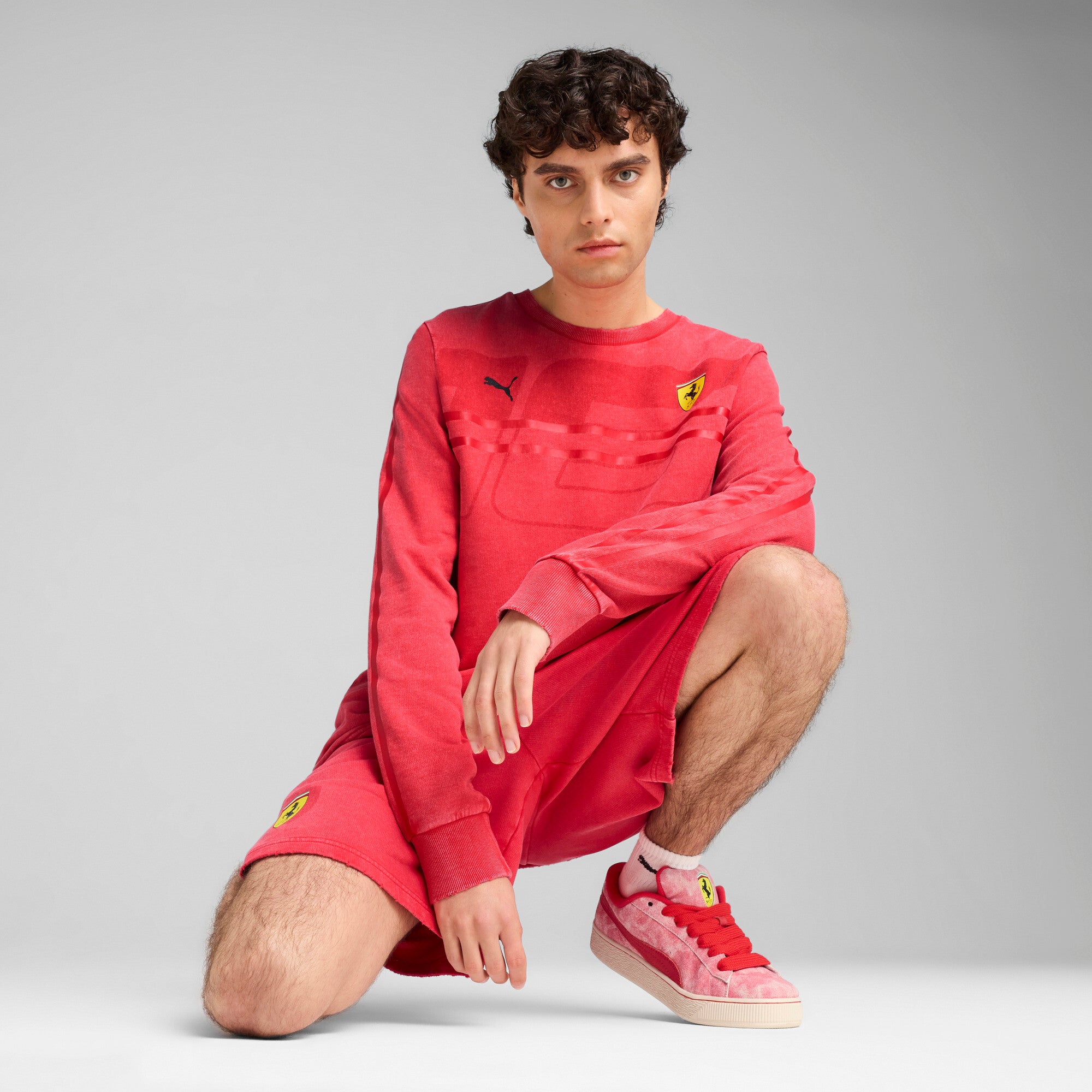[631324-02] MENS PUMA FERRARI RACE DESERT SUN LAS VEGAS CREW N