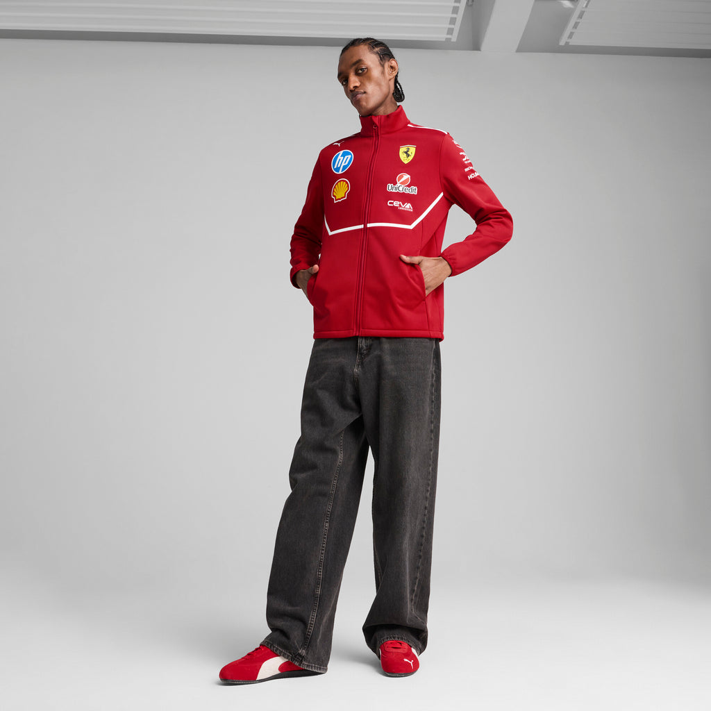 [763940-01] MENS PUMA SF SCUDERIA FERRARI TEAM SOFTSHELL JACKET