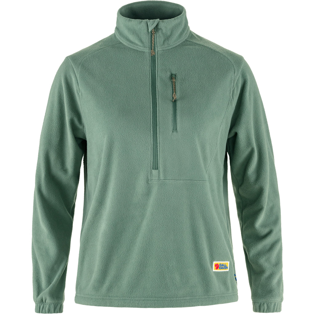 WOMENS FJALLRAVEN VARDAG LITE FLEECE RELAXED FIT 1/2 ZIP PULLOVER SWEATER W