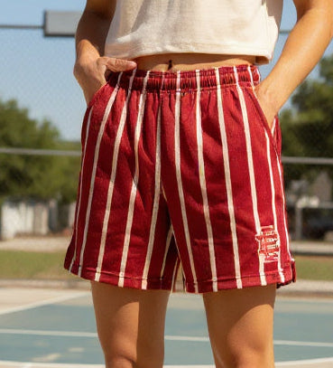 [SHVSPMSH-BRDBRD] MENS ERIC EMANUEL EE SHORTS STRIPES PATTERN