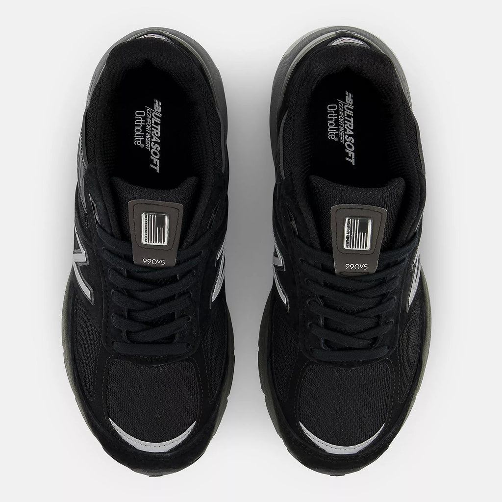 [W990BK5] Womens New Balance 990 V5 'BLACK'