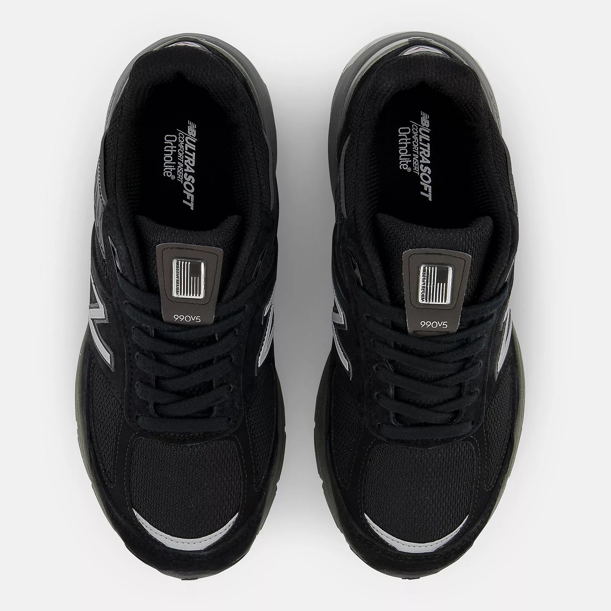 [W990BK5] Womens New Balance 990 V5 'BLACK'