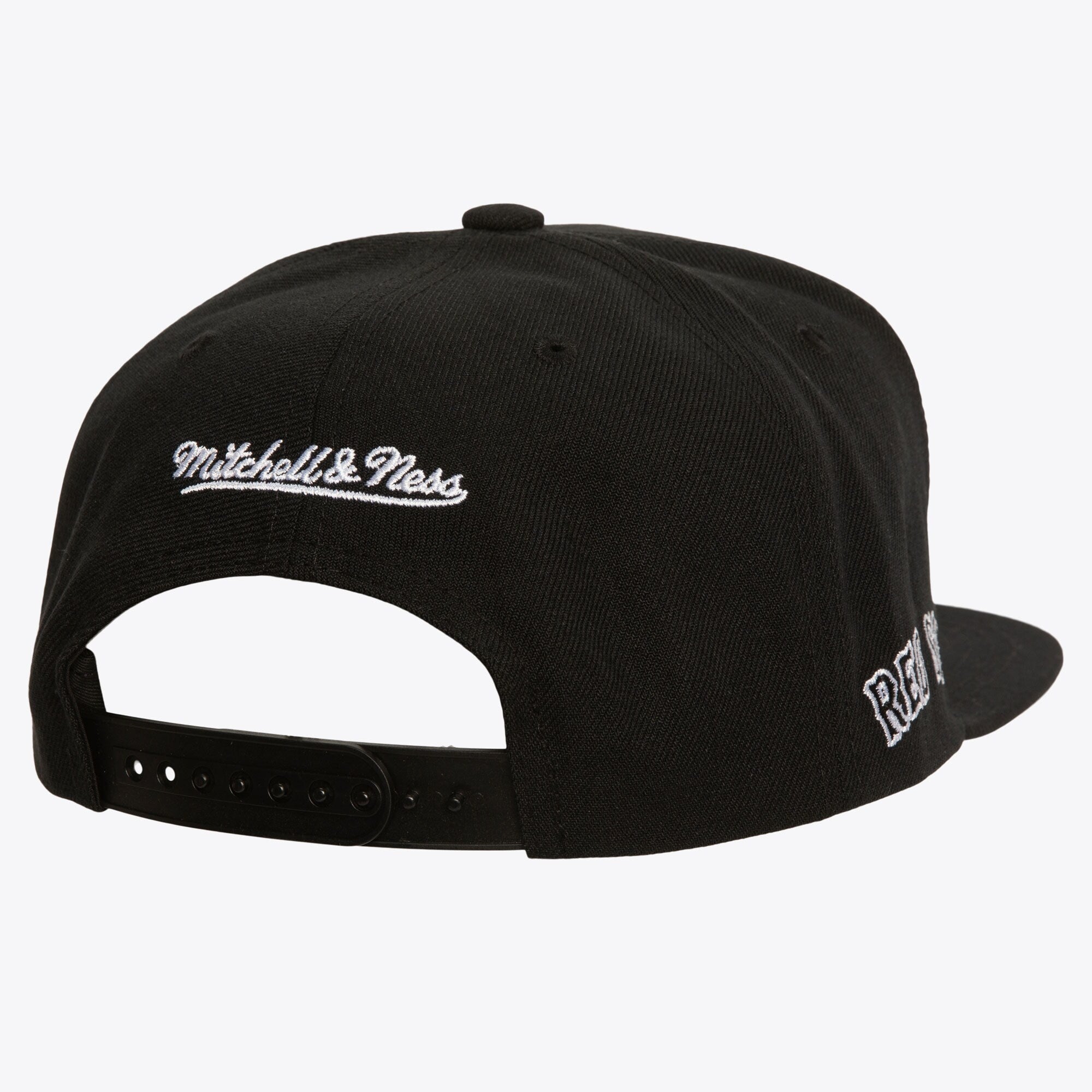 Mens Mitchell & Ness MLB EVERGREEN BLACK WHITE SNAPBACK RED SOX