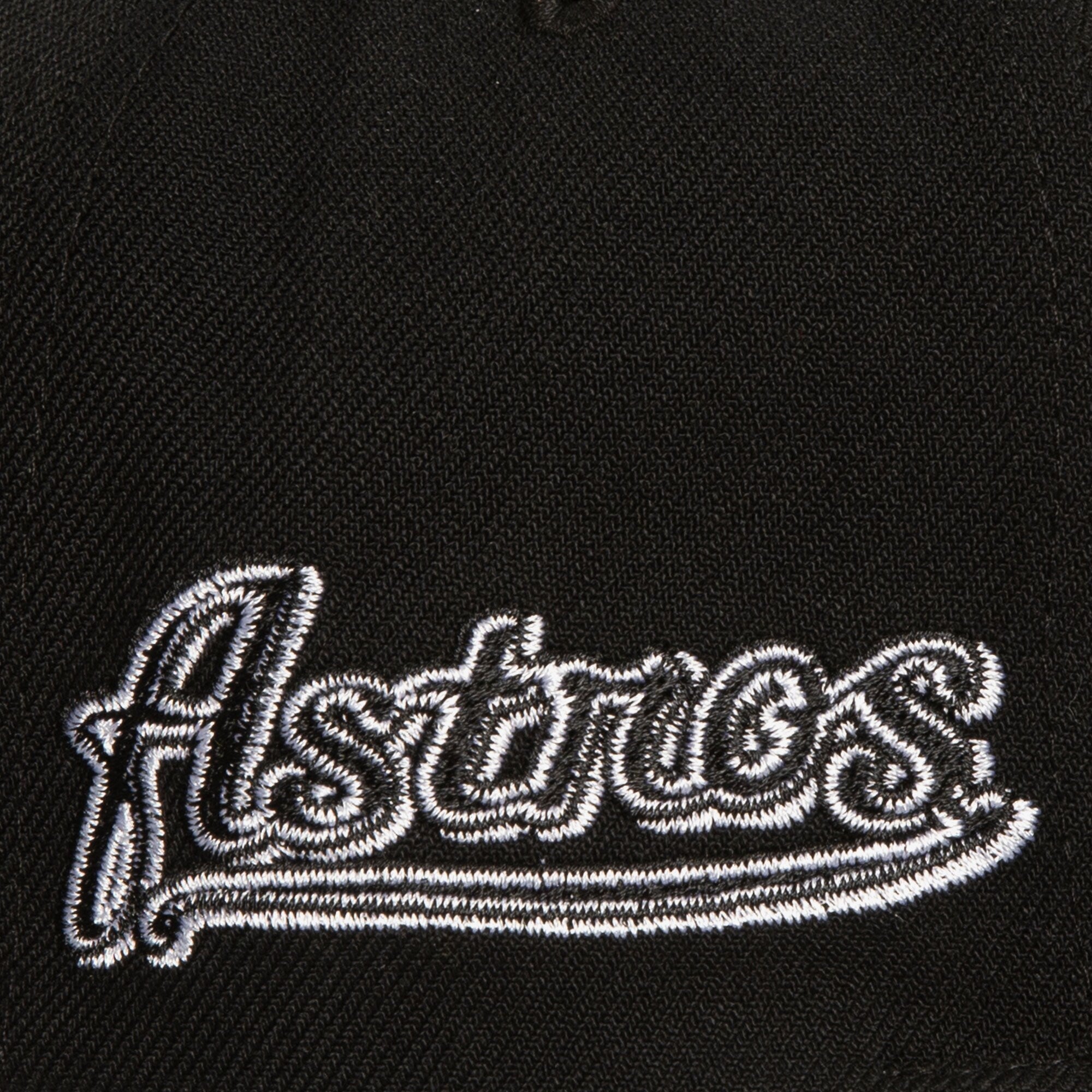 Mens Mitchell & Ness MLB EVERGREEN BLACK WHITE SNAPBACK COOP ASTROS