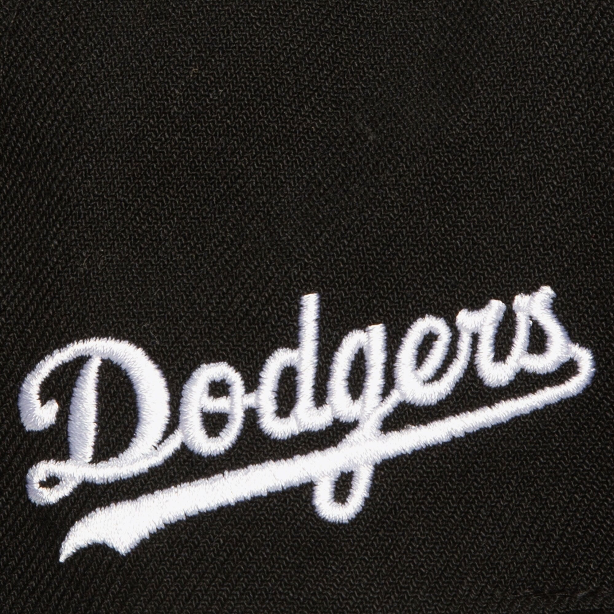 Mens Mitchell & Ness MLB EVERGREEN BLACK WHITE SNAPBACK DODGERS