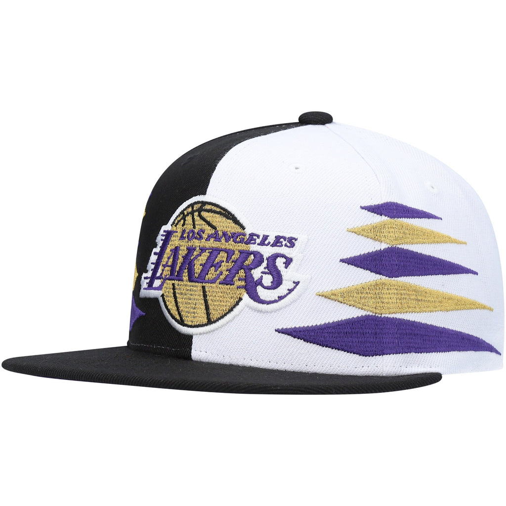 Mens MITCHELL & NESS NBA DIAMOND CUT SNAPBACK LAKERS