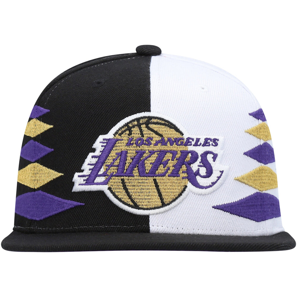 Mens MITCHELL & NESS NBA DIAMOND CUT SNAPBACK LAKERS
