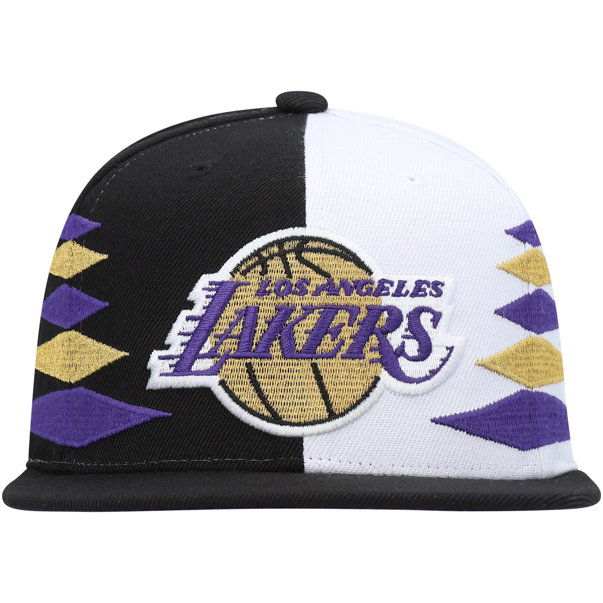Mens MITCHELL & NESS NBA DIAMOND CUT SNAPBACK LAKERS