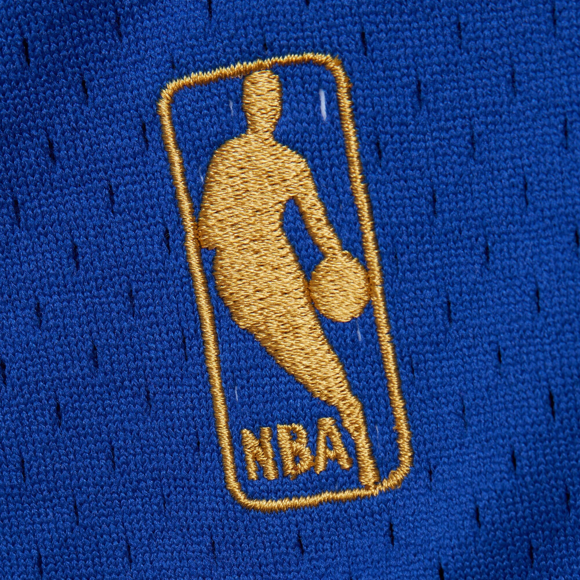 MENS MITCHELL & NESS NBA JUST DON BLUE 7IN SHORTS LAKERS