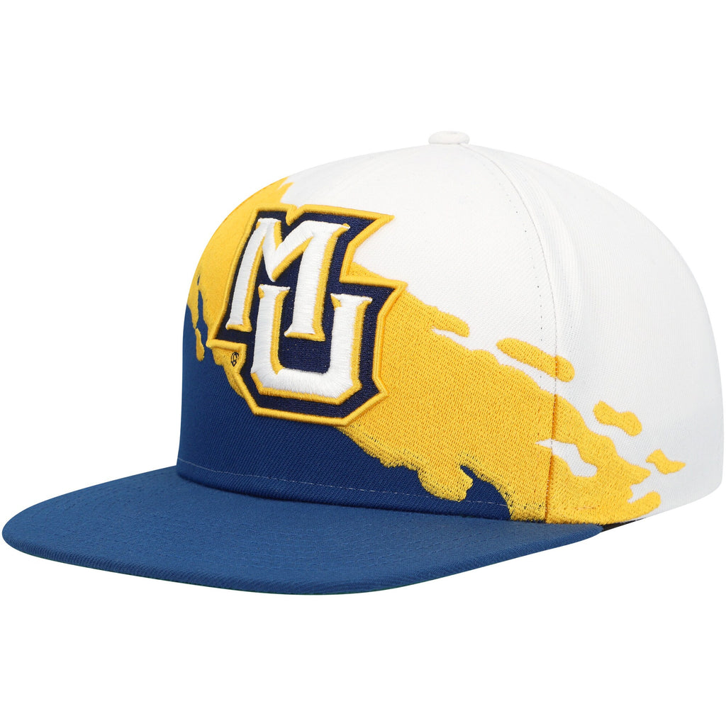 Mens Mitchell & Ness NCAA PAINTBRUSH SNAPBACK MARQUETTE