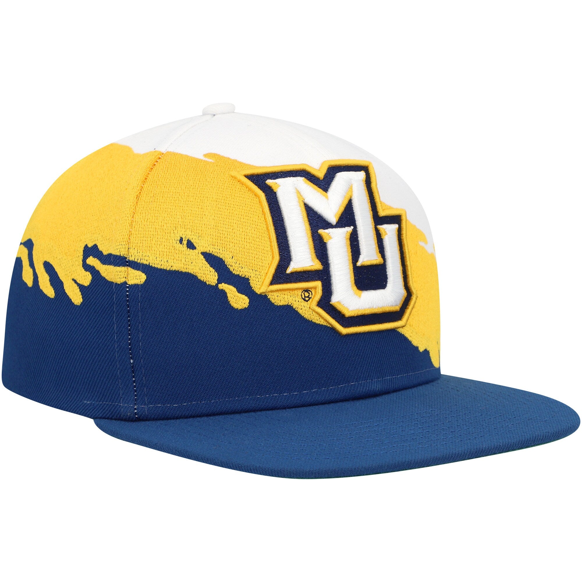 Mens Mitchell & Ness NCAA PAINTBRUSH SNAPBACK MARQUETTE