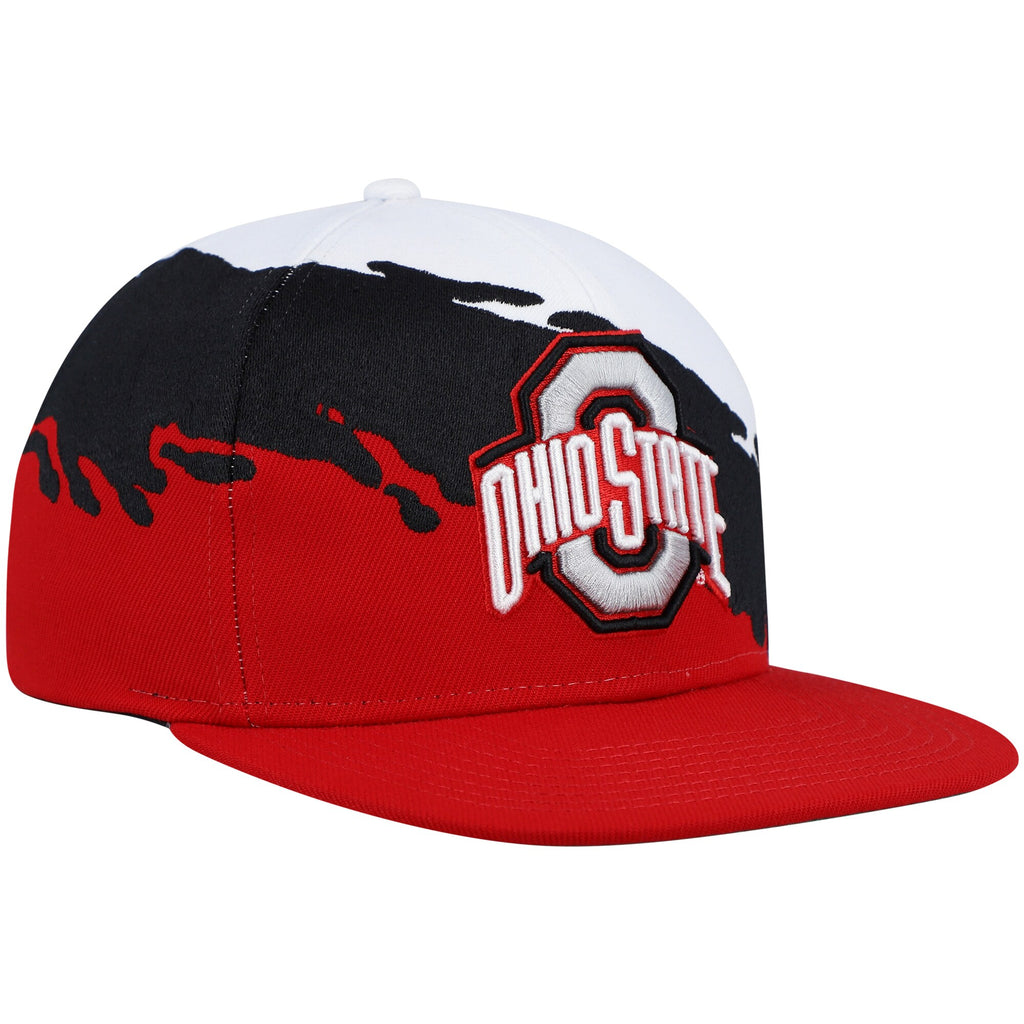 Mens Mitchell & Ness NCAA PAINTBRUSH SNAPBACK OHIO STATE