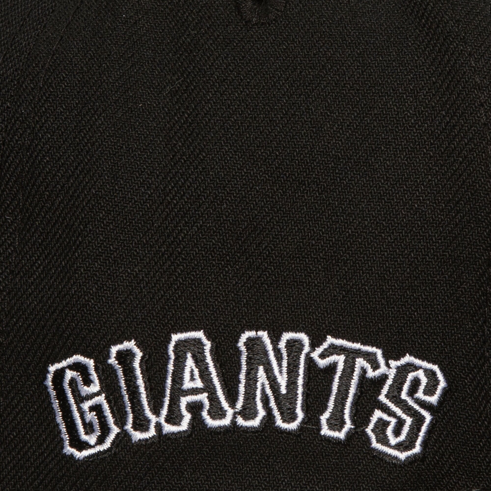 Mens Mitchell & Ness MLB EVERGREEN BLACK WHITE SNAPBACK GIANTS