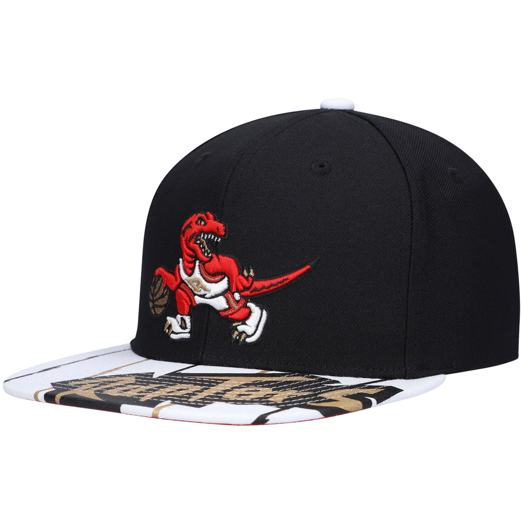 MENS MITCHELL & NESS NBA RELOAD 3.0 SNAPBACK HWC RAPTORS - BLACK-WHITE