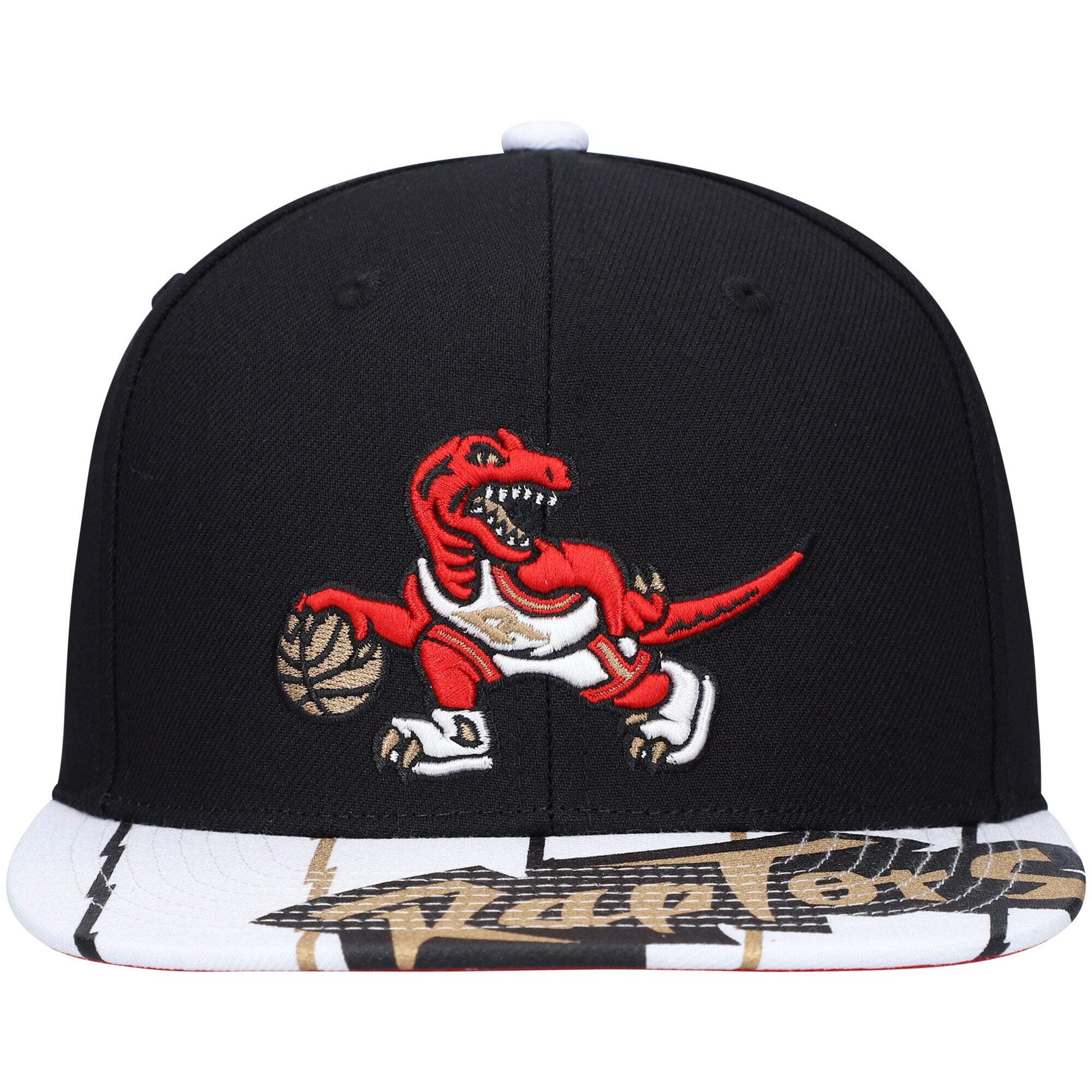 MENS MITCHELL & NESS NBA RELOAD 3.0 SNAPBACK HWC RAPTORS - BLACK-WHITE