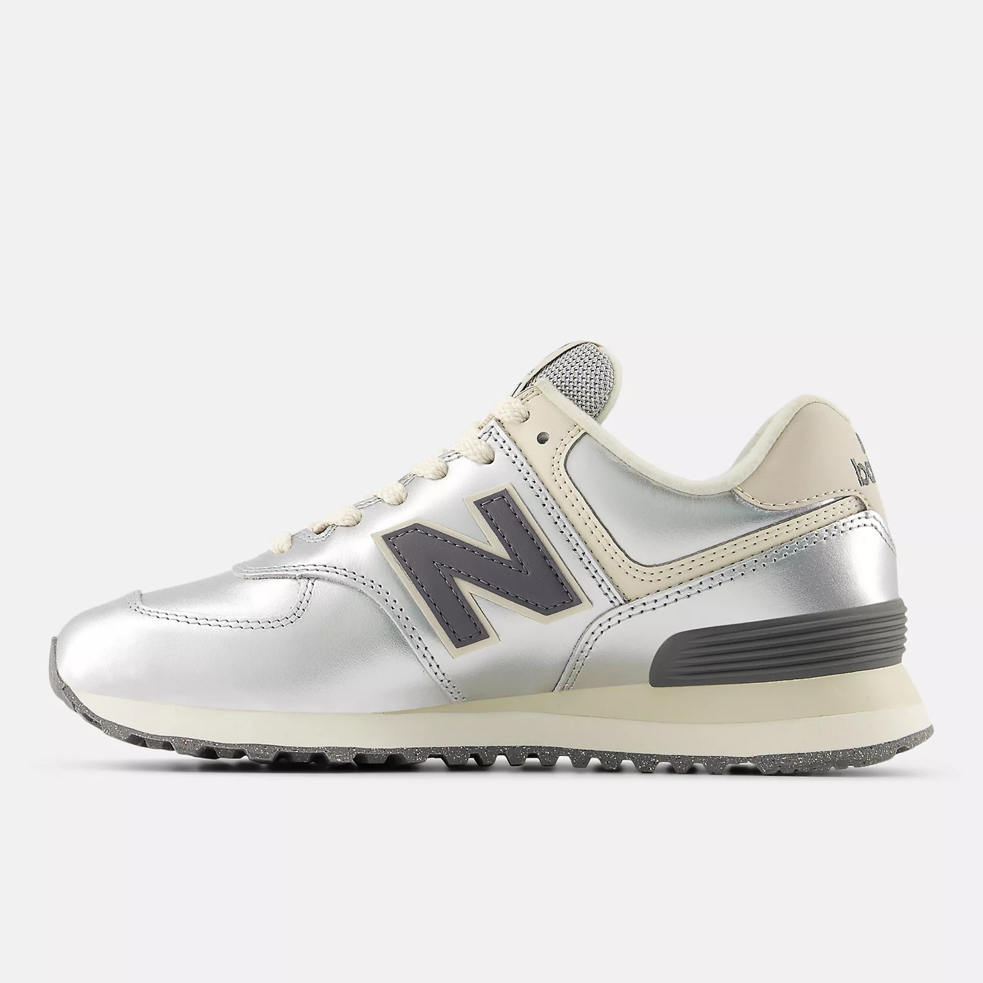 [WL574MLG] WOMENS NEW BALANCE 574 'METALLIC SILVER ARTIC GREY'