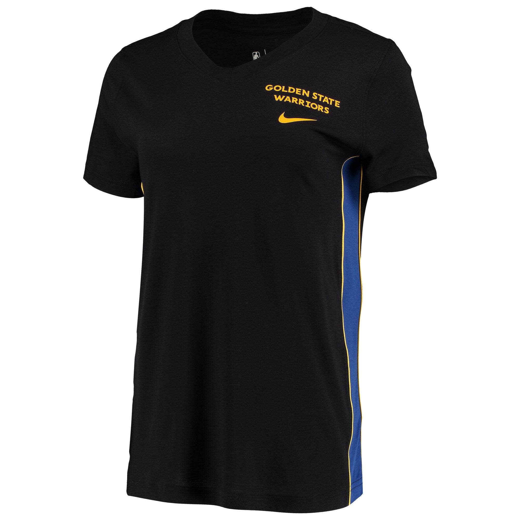[AV0068-010] Womens Nike NBA Golden State Warriors Heavyweight DNA V-Neck T-Shirt