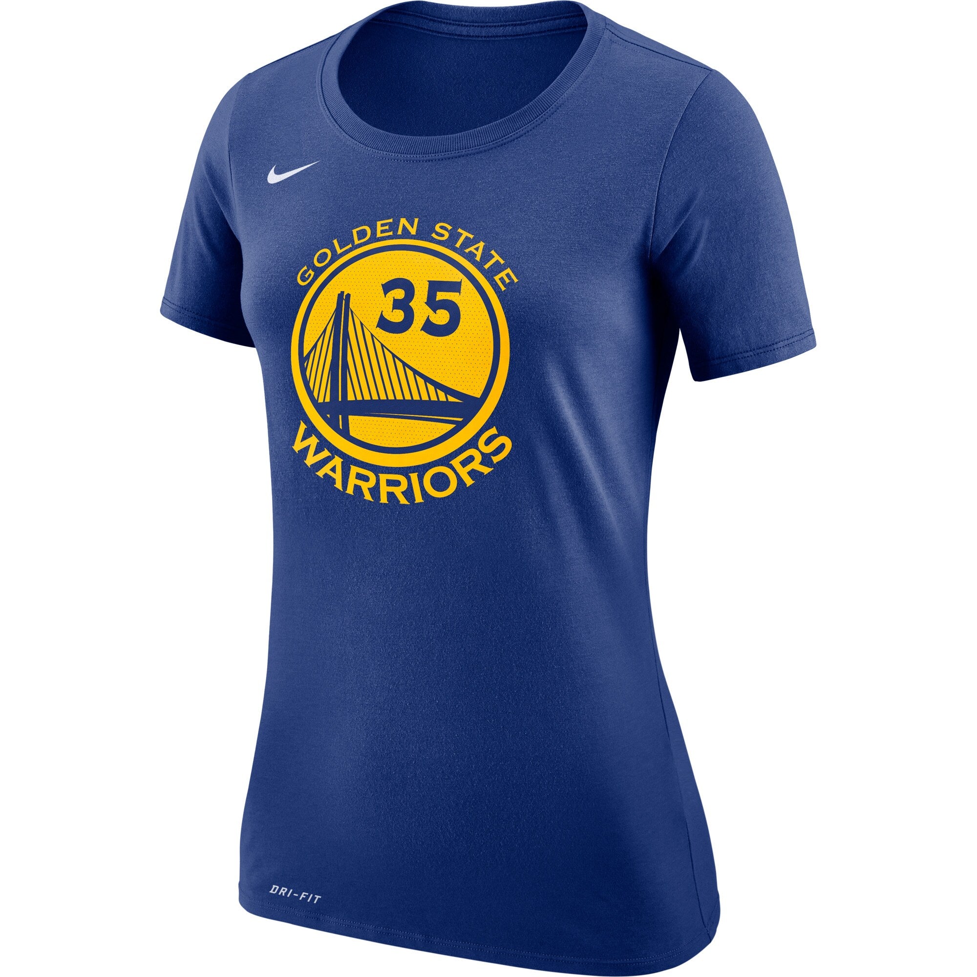 [AH1328-472] Womens Nike NBA GSW The Bay Name & Number Kevin Durant T-Shirt