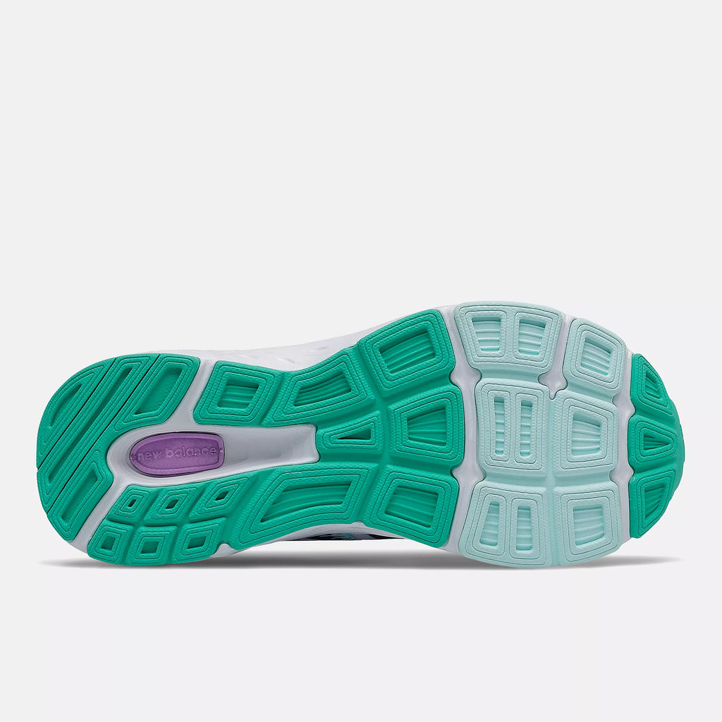 [YA680CW6 WIDE] PRESCHOOL NEW BALANCE 680V6 BUNGEE 'CAPTAIN BLUE MINT' WIDE