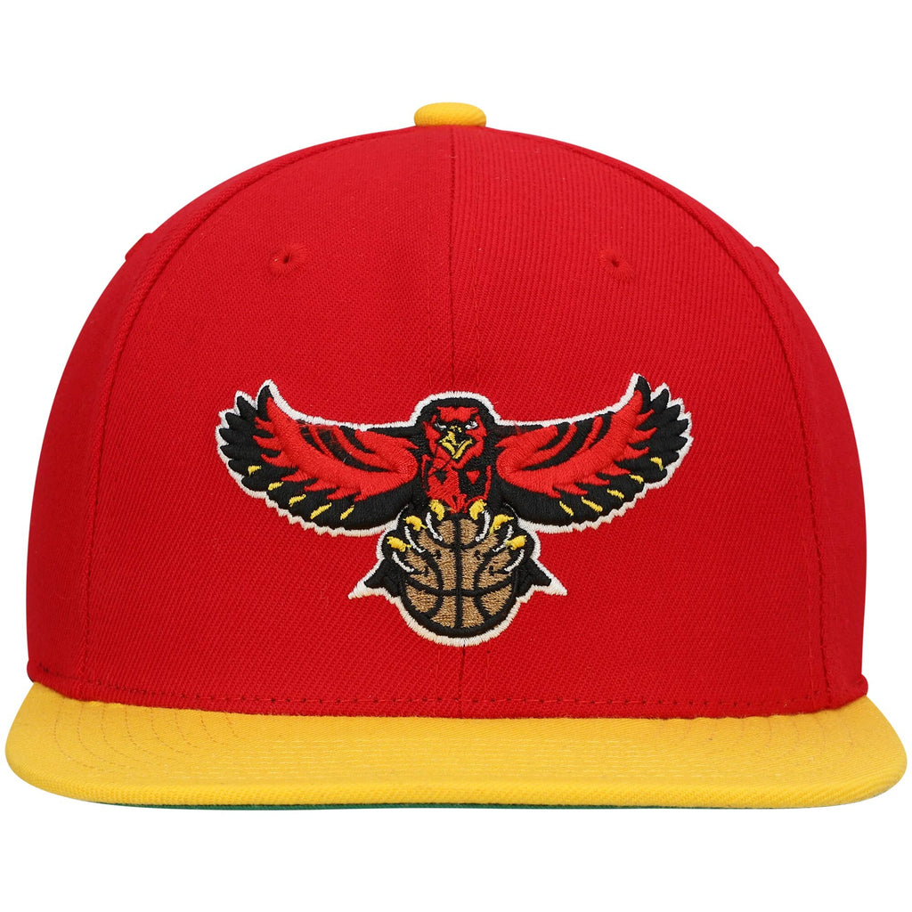Mens MITCHELL & NESS NBA TEAM 2 TONE 2.0 SNAPBACK HWC HAWKS