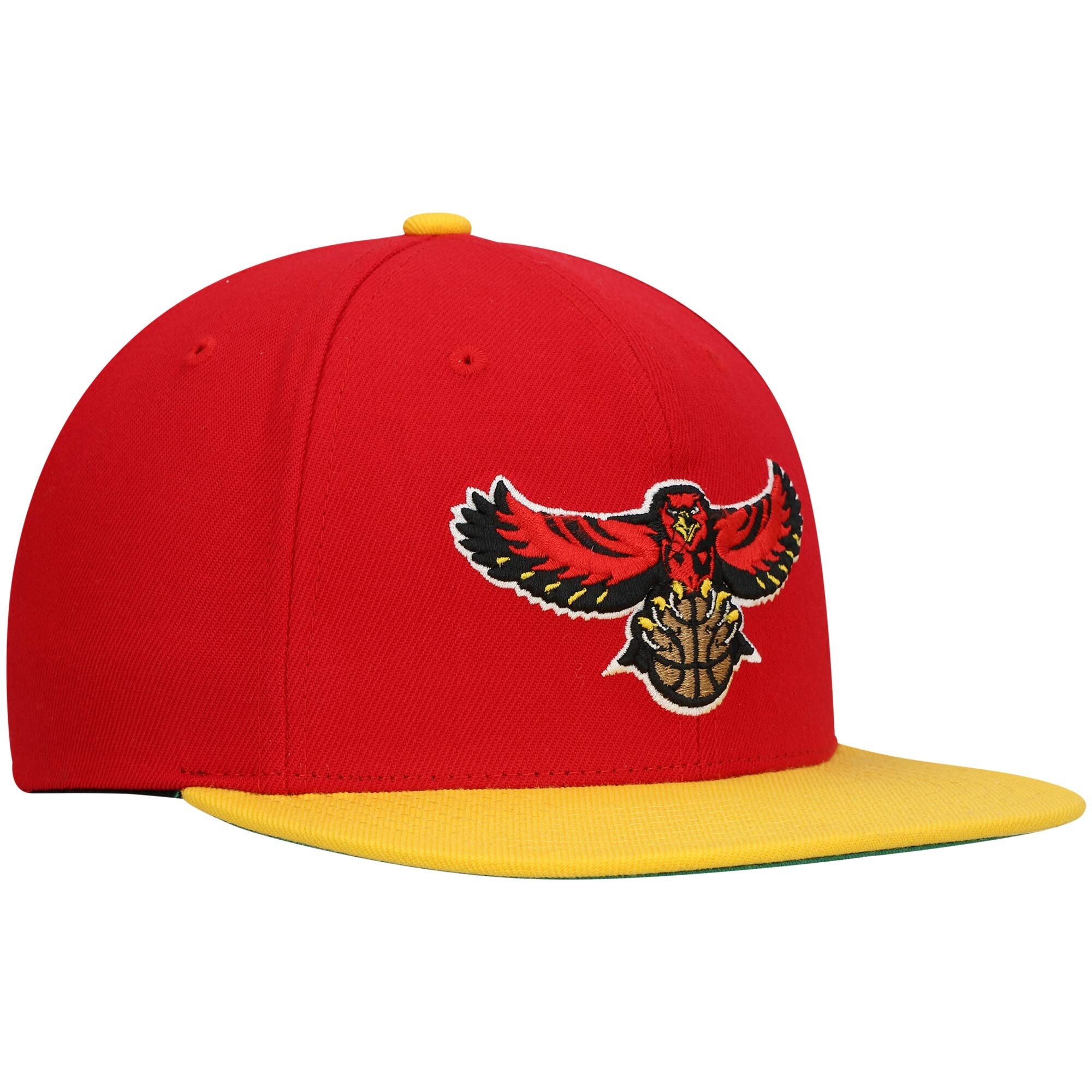 Mens MITCHELL & NESS NBA TEAM 2 TONE 2.0 SNAPBACK HWC HAWKS