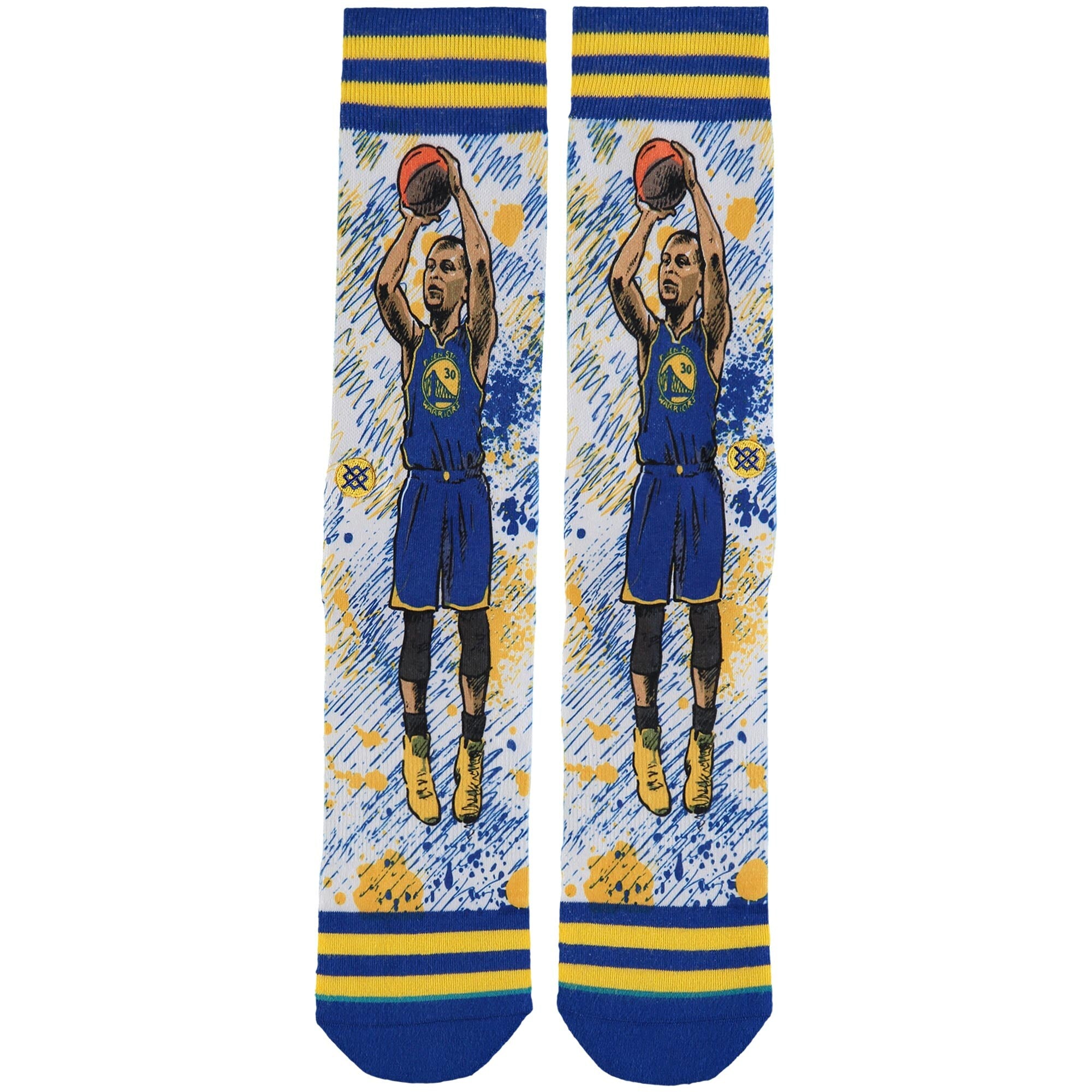 [M548A17TFC-BLU] MENS STANCE NBA GOLDEN STATE WARRIORS STHEPEN CURRY SOCKS