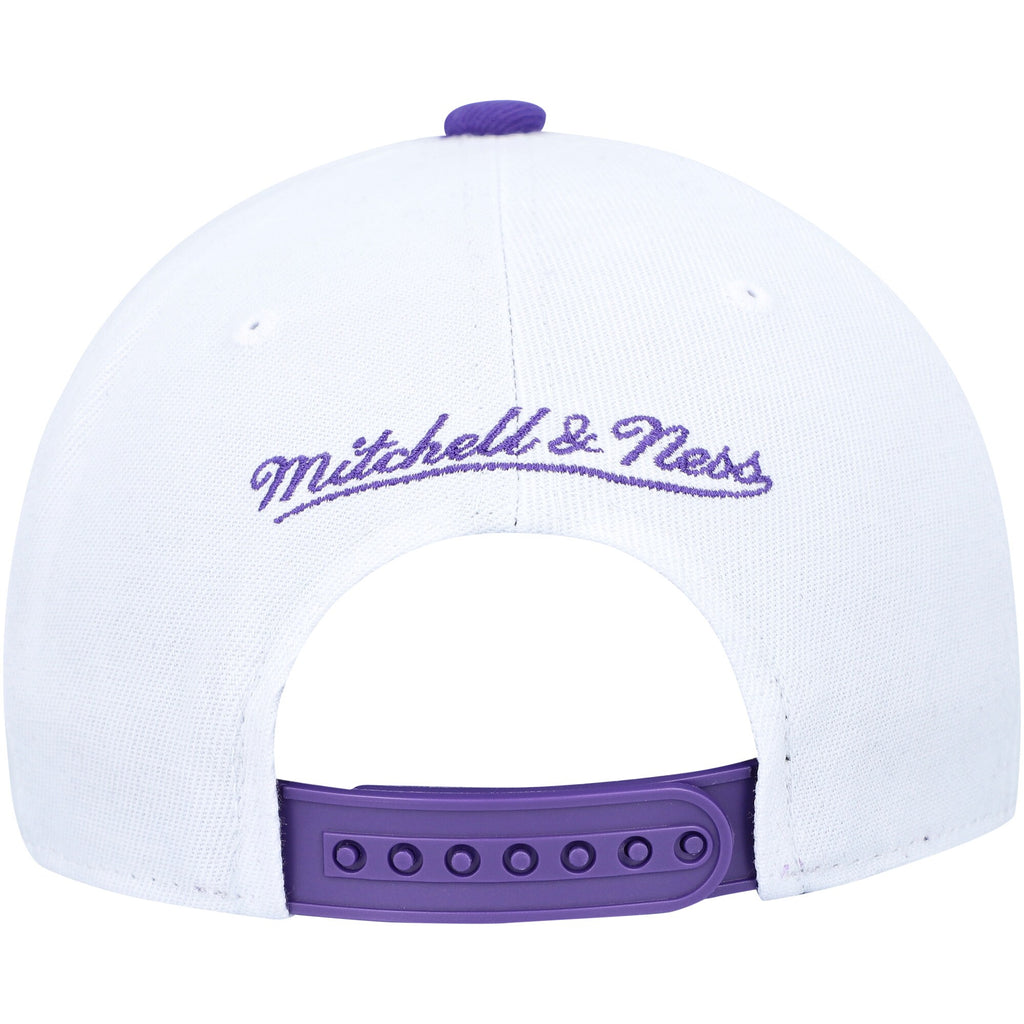 MENS MITCHELL & NESS NBA FAST TIMES SNAPBACK HWC BUCKS - WHITE