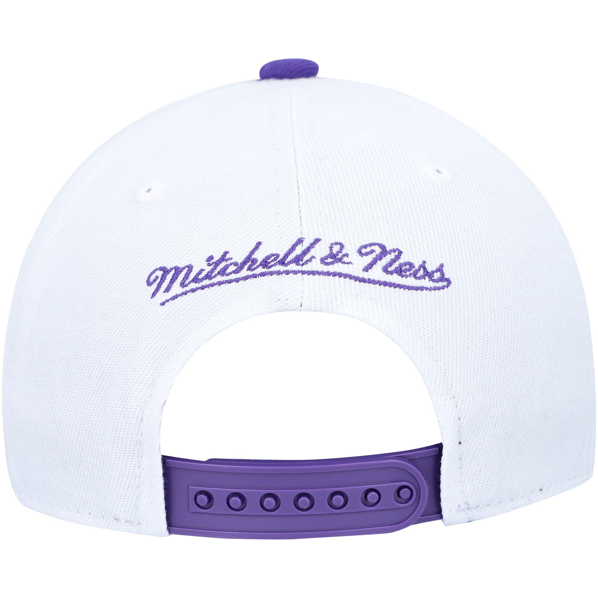 MENS MITCHELL & NESS NBA FAST TIMES SNAPBACK HWC BUCKS - WHITE