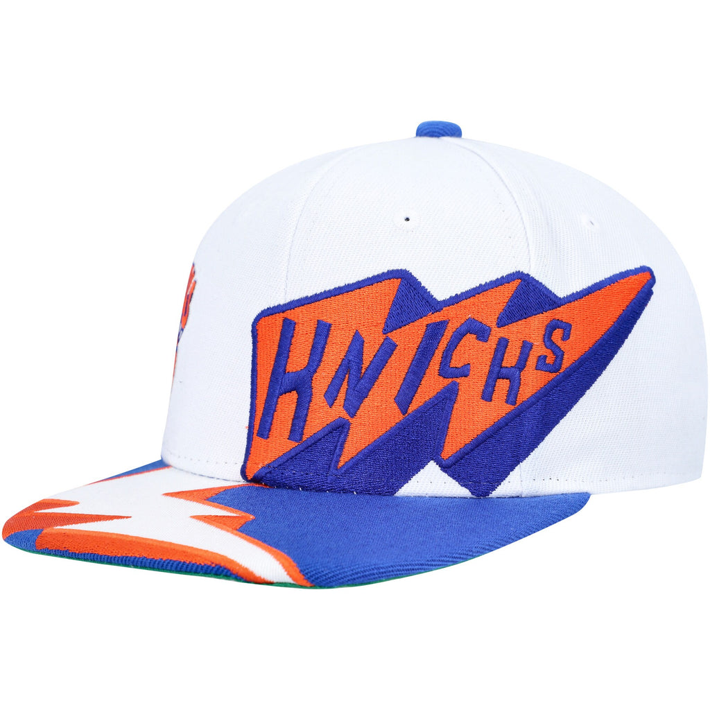 MENS MITCHELL & NESS NBA FAST TIMES SNAPBACK HWC KNICKS - WHITE
